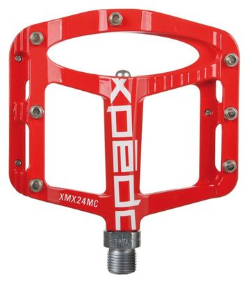 Xpedo Spry Flat Pedals - Red