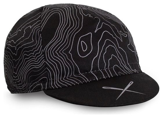 Gorra de ciclismo Restrap Yorkshire Contours negro