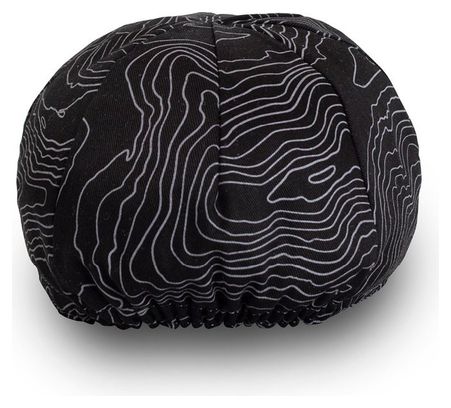 Gorra de ciclismo Restrap Yorkshire Contours negro