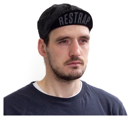 Gorra de ciclismo Restrap Yorkshire Contours negro