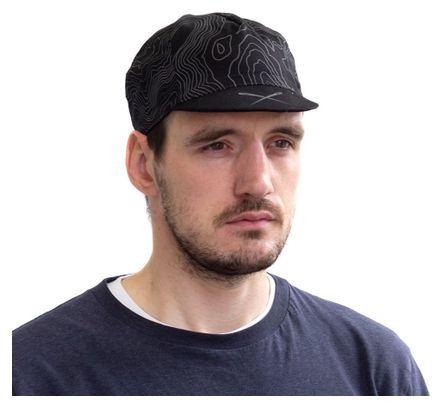 Gorra de ciclismo Restrap Yorkshire Contours negro