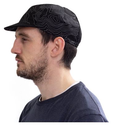 Gorra de ciclismo Restrap Yorkshire Contours negro