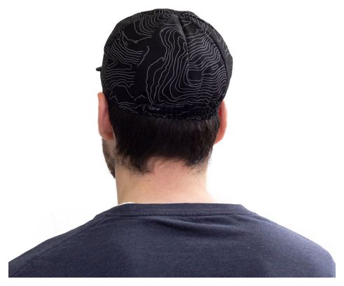 Gorra de ciclismo Restrap Yorkshire Contours negro