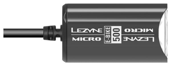 Vorderlicht VAE Lezyne LED EBike Micro-Drive 500 Schwarz