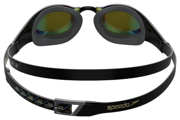 Gafas de natación Speedo Fastskin Pure Focus Mirror Negro Azul