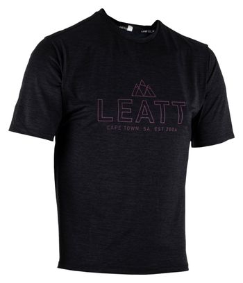 Leatt MTB Trail 1.0 Korte Mouw Jersey Zwart