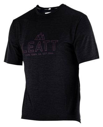 Leatt MTB Trail 1.0 Korte Mouw Jersey Zwart