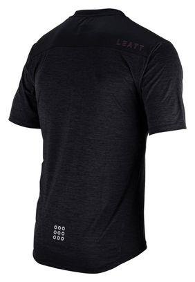Leatt MTB Trail 1.0 Korte Mouw Jersey Zwart