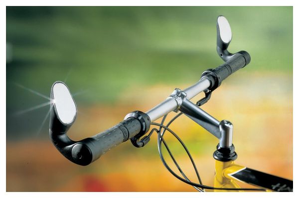 Paire de rétroviseur de vélo VTT - couleur noir