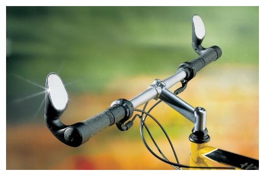 Paire de rétroviseur de vélo VTT - couleur noir