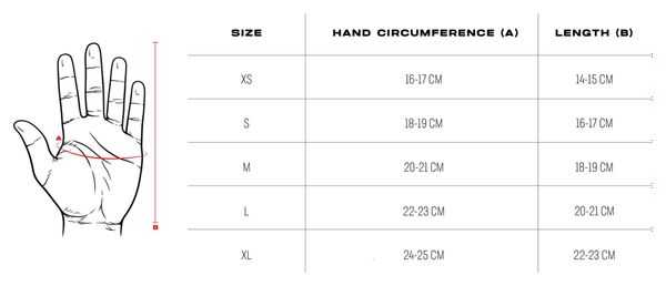 Prologo Blend Lange Vingers Handschoenen Grijs Zwart