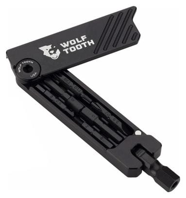 Multiherramienta Wolf Tooth Llave hexagonal de 6 puntas Negra