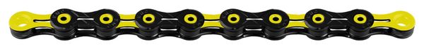 Kette KMC DLC11 118 Links 11S Schwarz Gelb
