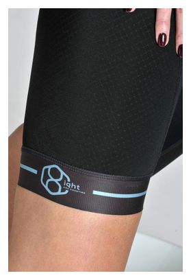 Cuissard cycliste Level BIB noir pour femme 8andCounting