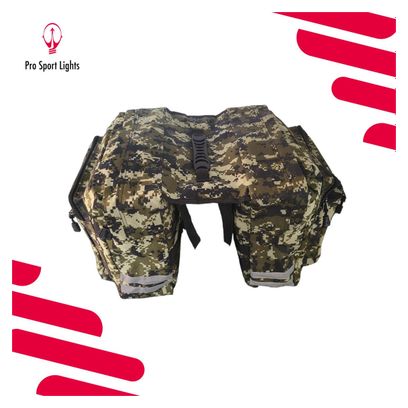 Sacoche à vélo double pour vélos électriques - Sacoches Ville/VTT - Vert Armée