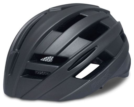 Casque de vélo Gris mat - 55/61cm - Eclairage LED pour vélo