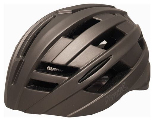 Casque de vélo Gris mat - 55/61cm - Eclairage LED pour vélo