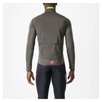 Veste Manches Longues Castelli Alpha Ultimate Insulated Gris 