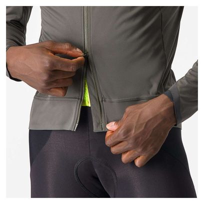 Castelli Alpha Ultimate Geïsoleerd Long Sleeve Jacket Grijs