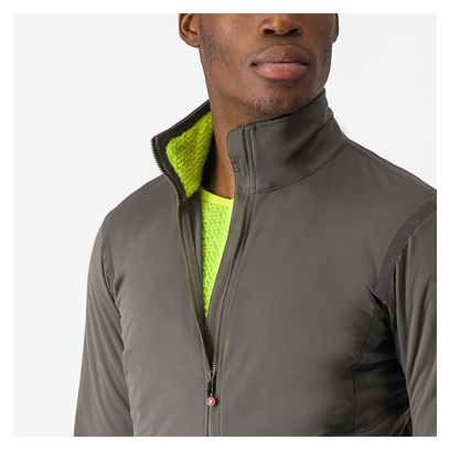 Castelli Alpha Ultimate Geïsoleerd Long Sleeve Jacket Grijs