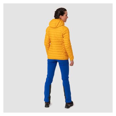 Salewa Brenta Women's Yellow Hooded Down Jacket