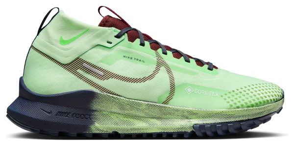 Nike React Pegasus Trail 4 GTX <strong>Trail</strong> Running Schuh Grün Blau Rot