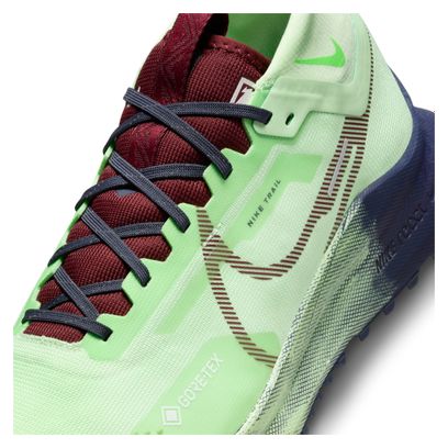 Zapatillas de Trail <strong>Running Nike React Pegasus Trail 4 GTX Verde</strong> Azul Rojo
