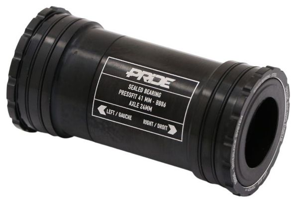 Pride Racing BB86 Interlock Bottom Bracket Black