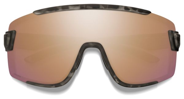 Gafas Smith Wildcat Matte Salt Haze ChromaPop Rose Gold con espejo
