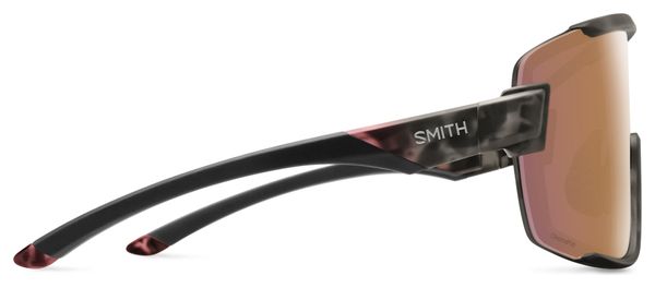 Gafas Smith Wildcat Matte Salt Haze ChromaPop Rose Gold con espejo