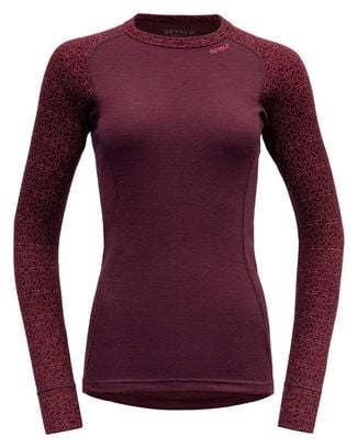 Devold Duo Active Merino 205 Red Women's T-shirt