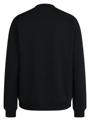 Felpa Rapha Cotton Logo Heavyweight Nero/Bianco Uomo
