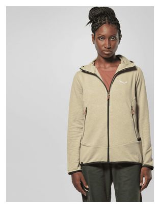 Salewa Agner Hemp 2 Hooded Sweatshirt Beige