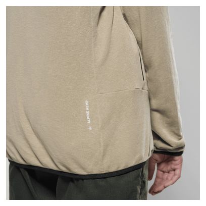 Salewa Agner Hemp 2 Hooded Sweatshirt Beige