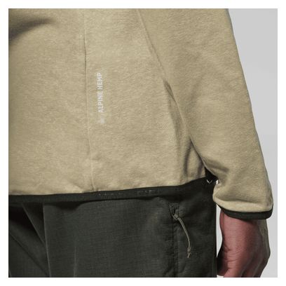 Salewa Agner Hemp 2 Hooded Sweatshirt Beige