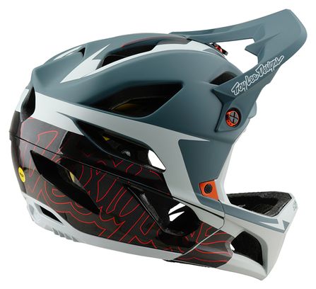 Casque Intégral Troy Lee Designs Stage Mips Bleu/Gris
