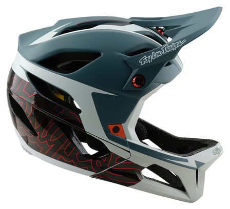 Casque Intégral Troy Lee Designs Stage Mips Bleu/Gris