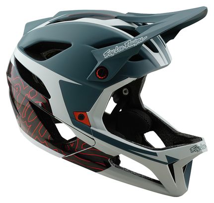Casque Intégral Troy Lee Designs Stage Mips Bleu/Gris
