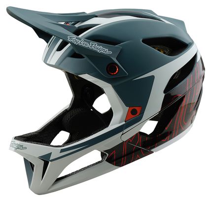 Casque Intégral Troy Lee Designs Stage Mips Bleu/Gris