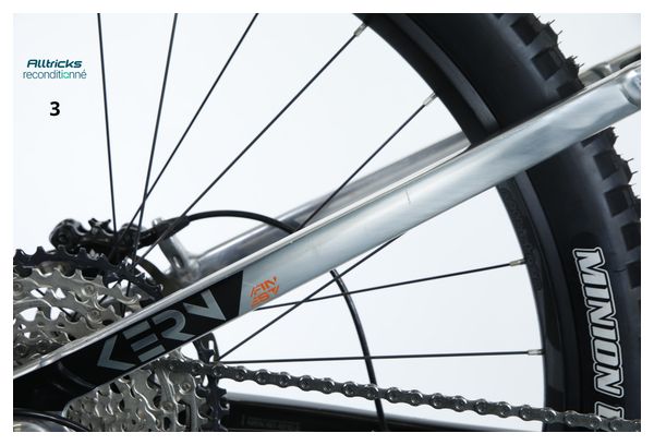Vélo VTT Tout Suspendu Kern Finest Shimano Deore XT 12V 29'' Chrome / Orange - Produit Reconditionné