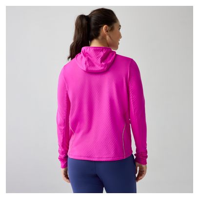 Haut thermique à capuche Brooks Notch 3.0 Rose Femme