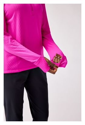 Haut thermique à capuche Brooks Notch 3.0 Rose Femme