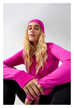 Haut thermique à capuche Brooks Notch 3.0 Rose Femme