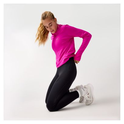 Haut thermique à capuche Brooks Notch 3.0 Rose Femme
