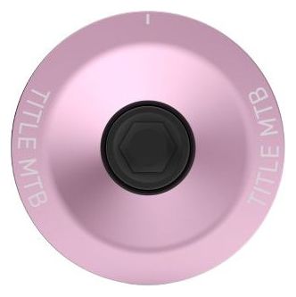 Handlebar Cap with Compression Star, Title 1 1/8″, Pink
