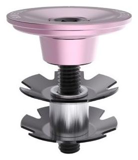 Handlebar Cap with Compression Star, Title 1 1/8″, Pink