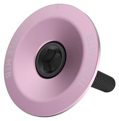 Handlebar Cap with Compression Star, Title 1 1/8″, Pink