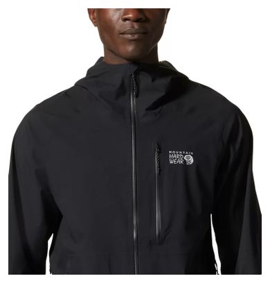 Mountain Hardwear New Stretch Ozonic Waterproof Jacket Black Mens