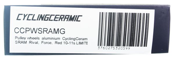 CyclingCeramic Jockey Wheels Sram Red/Force/Rival 11s (Limited Edition Gold)