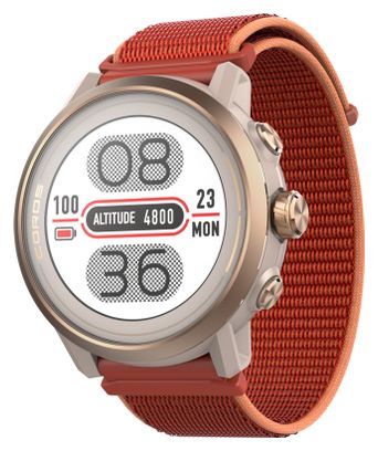 Coros Apex 2 GPS-Uhr Coral Red